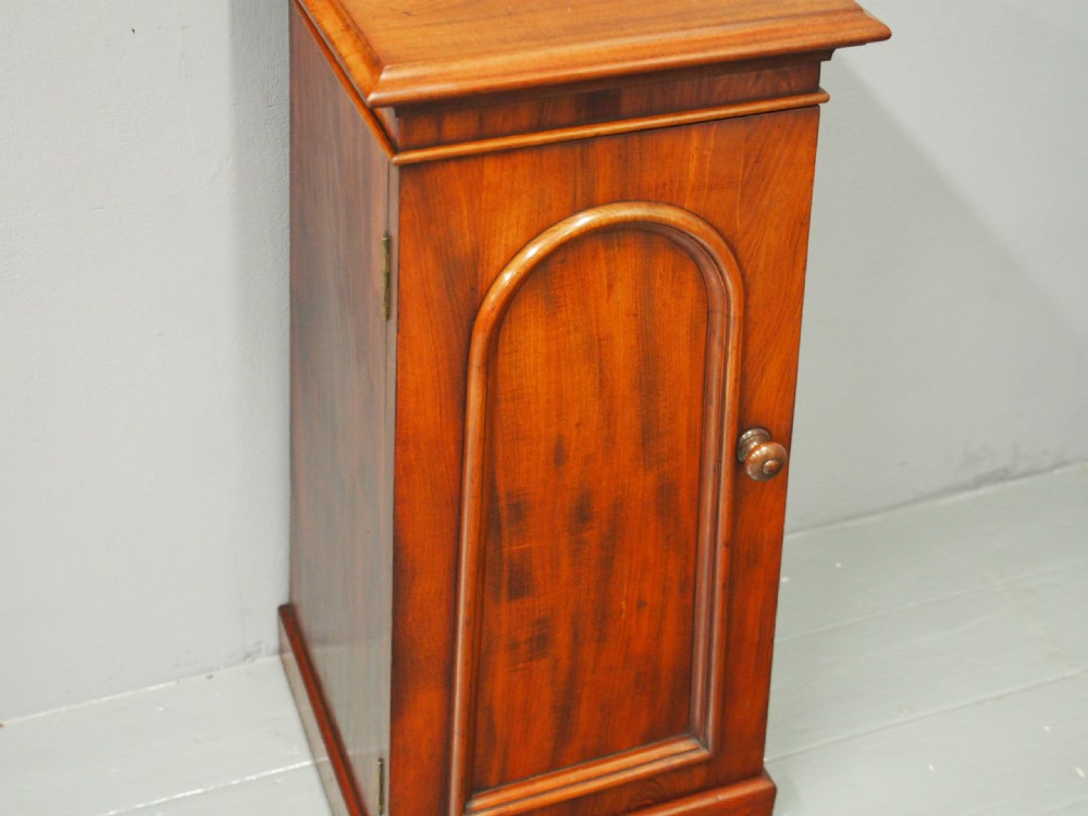 Victorian Mahogany Locker or Pedestal View IX