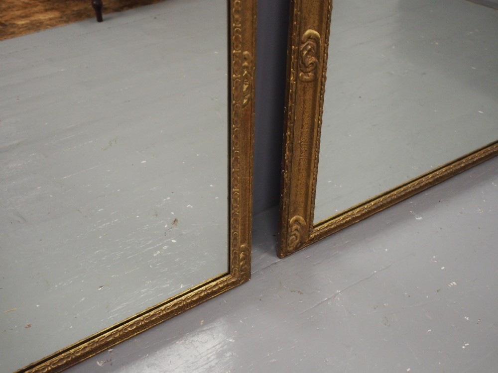Pair of Gilded Pine Mirrors View IV