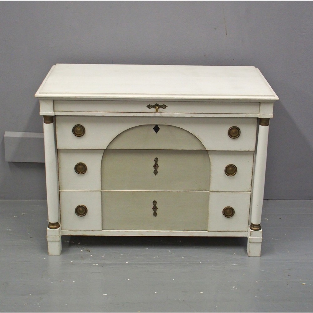 Swedish Empire Style Painted Chest of Drawers
