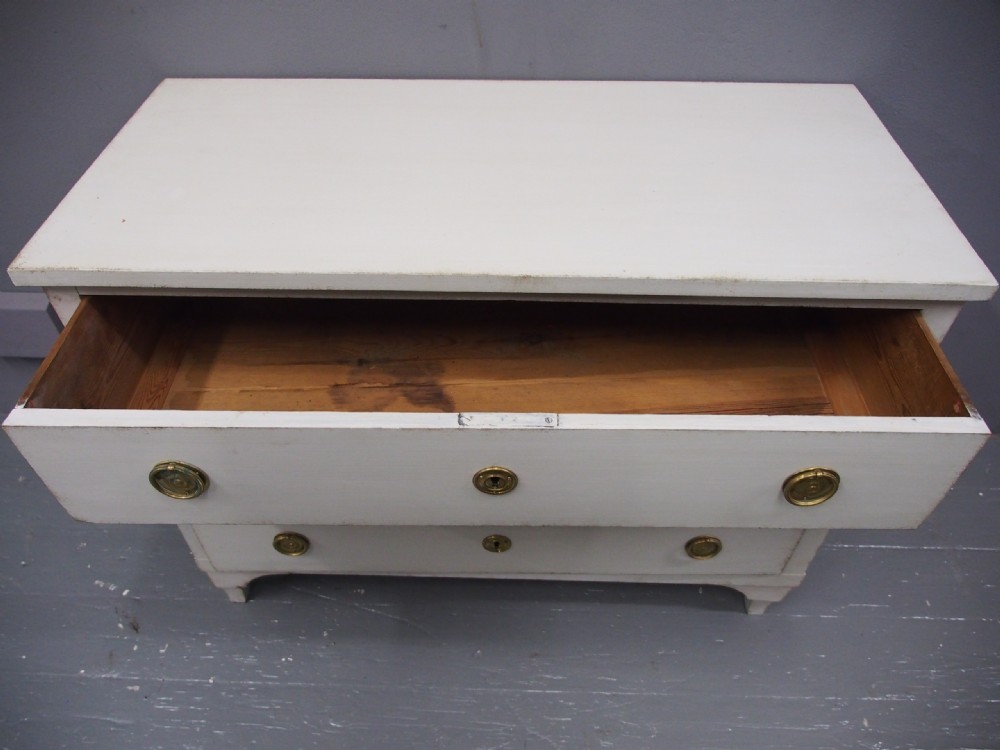 Swedish Empire Style Painted Chest of Drawers View VII