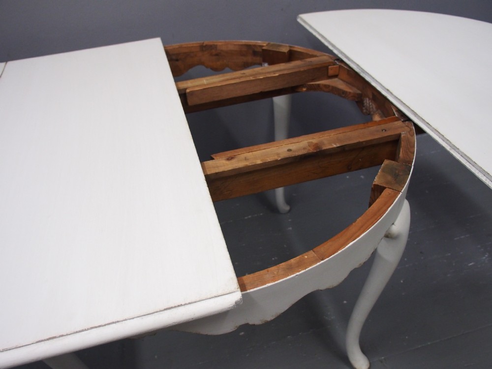 Swedish 19th Century Painted Dining Suite View VI