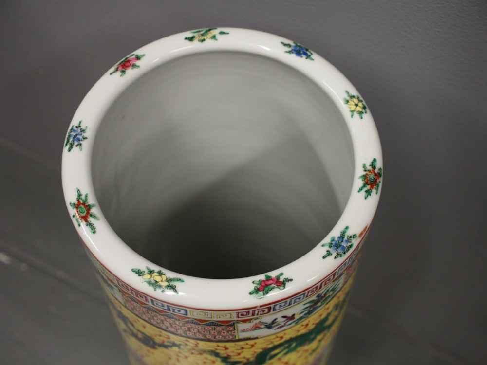 Chinese Painted Porcelain Stick Stand View IX