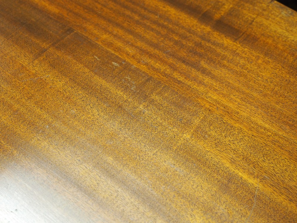 George III Style Mahogany Bowfront Side Table View XII