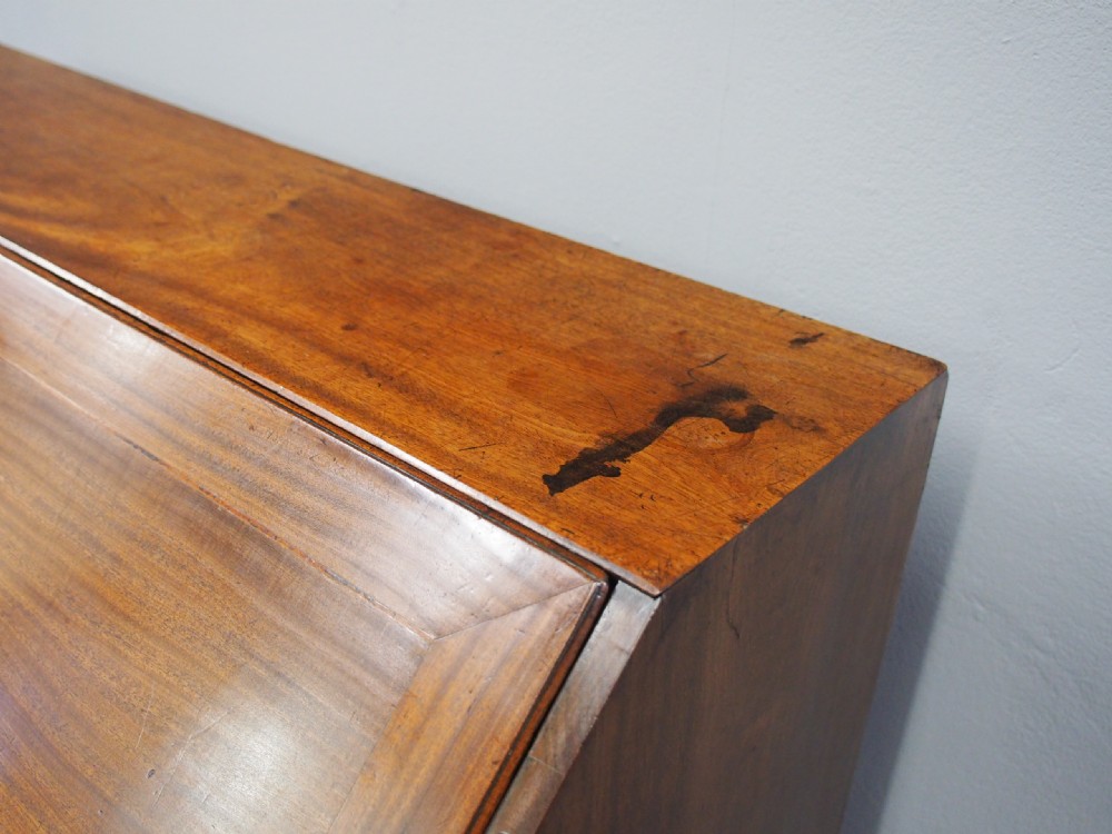 George III Mahogany Bureau View IV