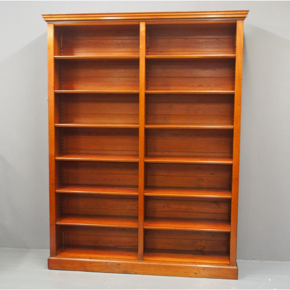 Swedish Mahogany Open Bookcase