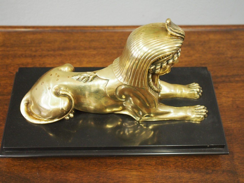 Brass Model of a Sphinx View IV