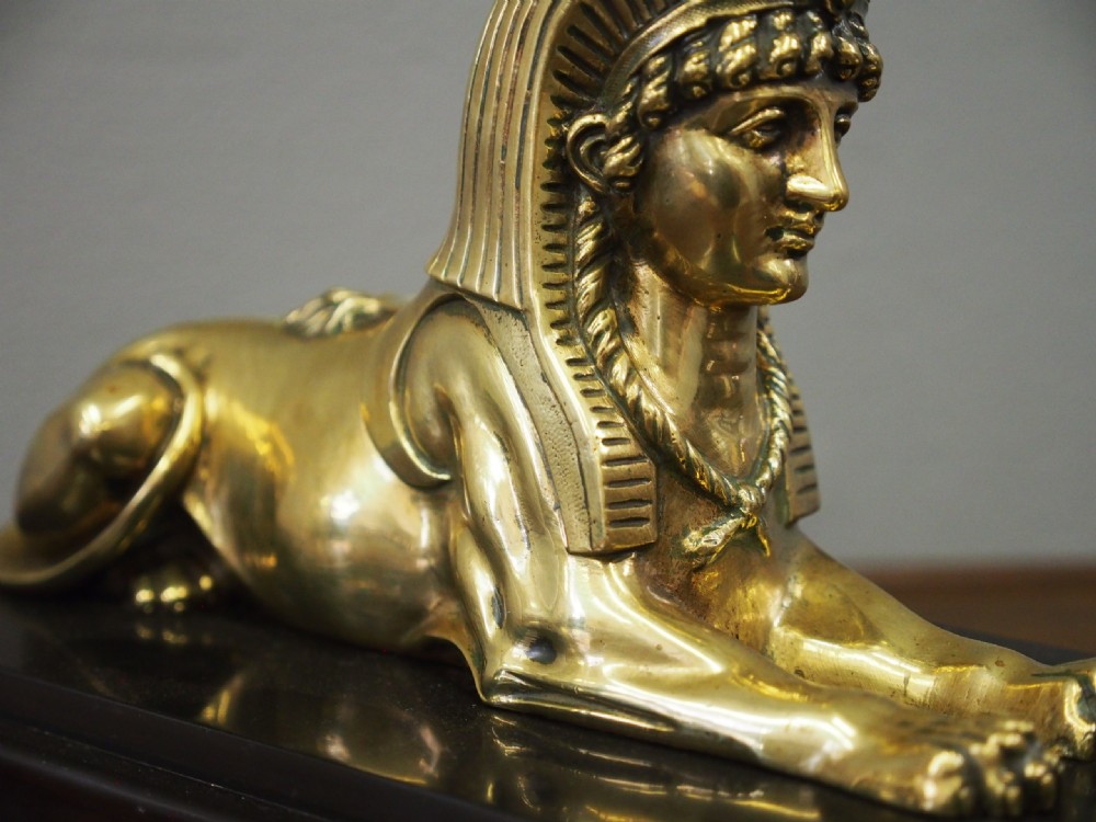 Brass Model of a Sphinx View VII