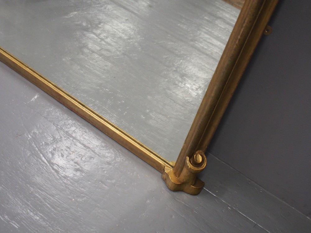 Victorian Giltwood Overmantel Mirror View VIII