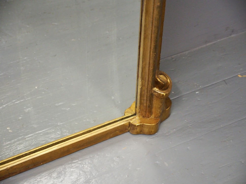 Victorian Giltwood Overmantel Mirror View XII