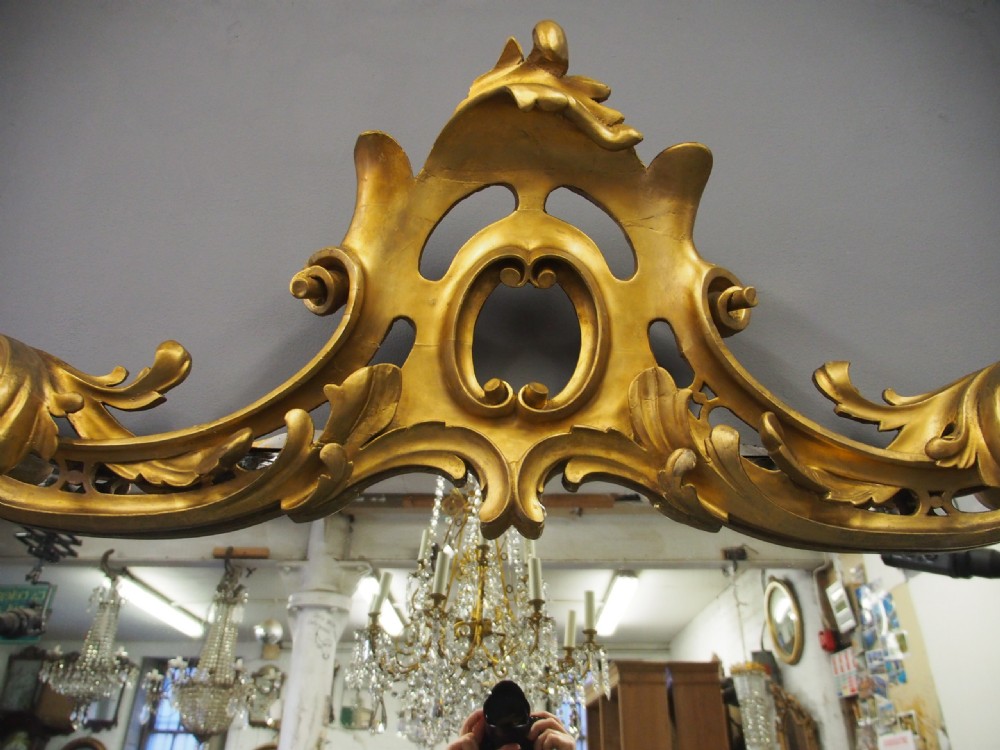 Victorian Giltwood Overmantel Mirror View XIII