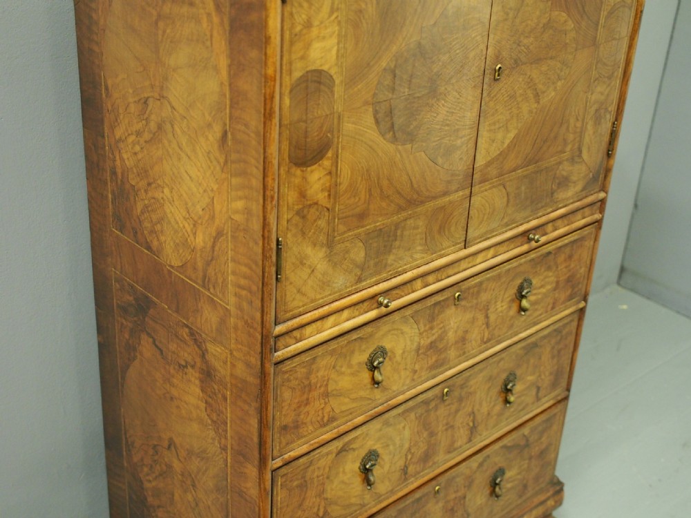 Walnut and Inlaid Cabinet by Whytock and Reid View VI