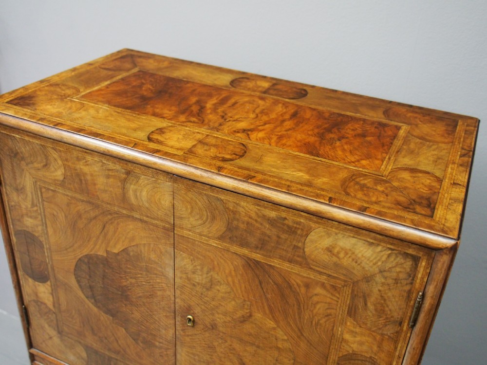 Walnut and Inlaid Cabinet by Whytock and Reid View VII