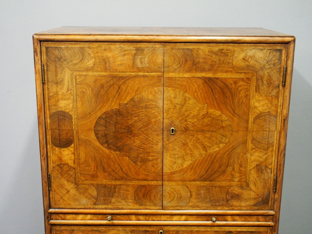 Walnut and Inlaid Cabinet by Whytock and Reid View VIII