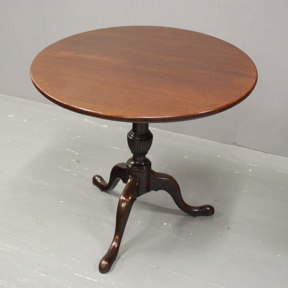 George III Mahogany Snap Top Table