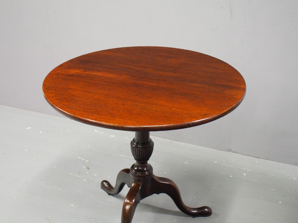 George III Mahogany Snap Top Table View VI