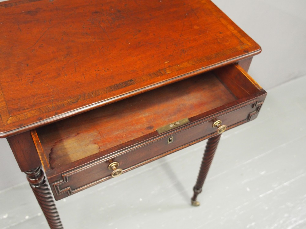 Regency Mahogany Occasional Table View VIII