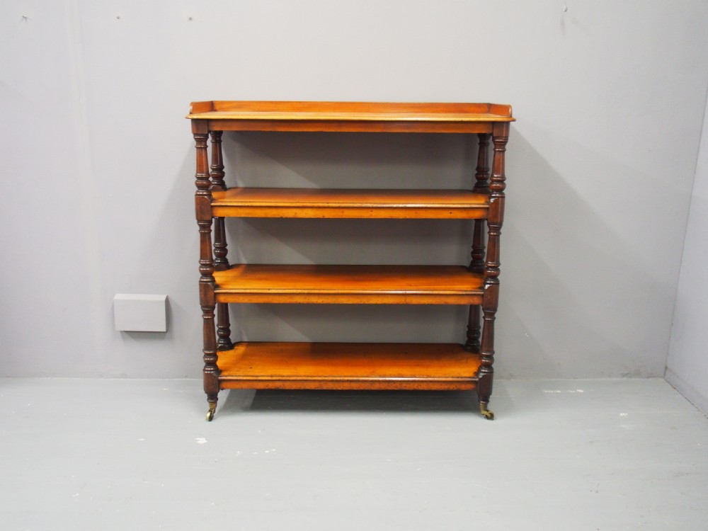 Victorian Mahogany Rectangular Dumbwaiter View II