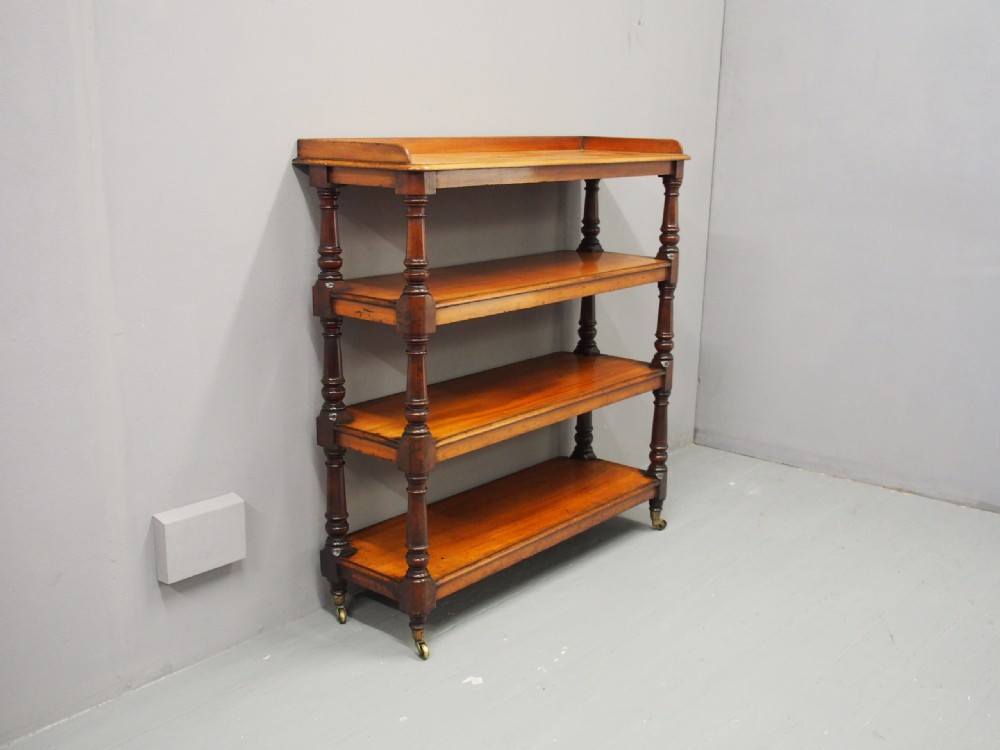 Victorian Mahogany Rectangular Dumbwaiter View III