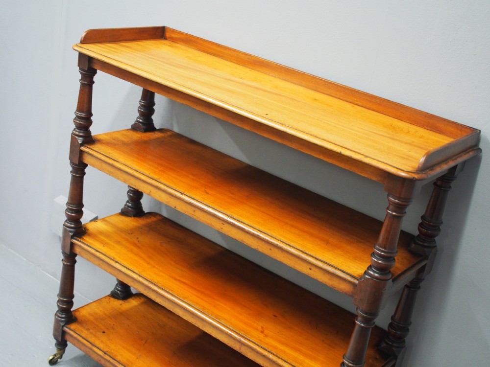 Victorian Mahogany Rectangular Dumbwaiter View IV