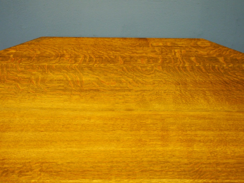 Victorian Gothic Style Oak Centre Table View XIII