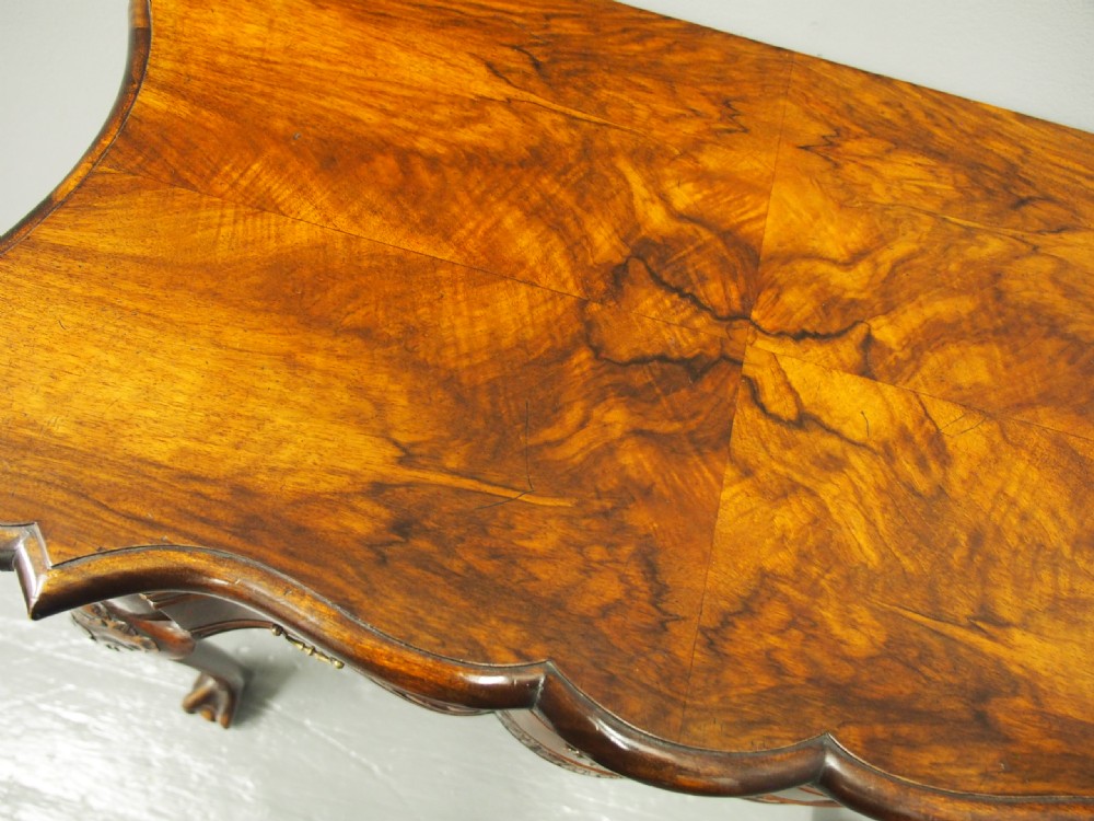 Dutch Figured Walnut Lowboy View X