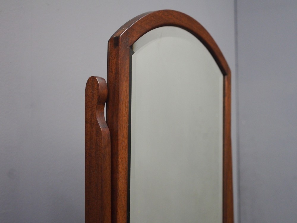 Mahogany Cheval Mirror View V