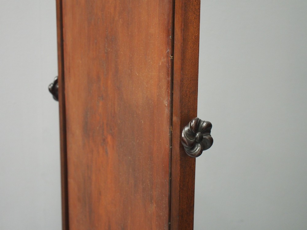 Mahogany Cheval Mirror View XII