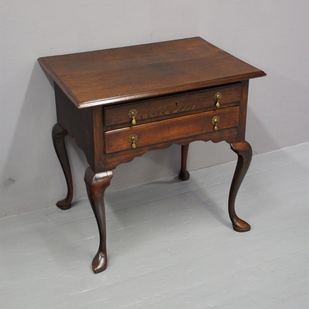  Fruitwood and Oak Lowboy