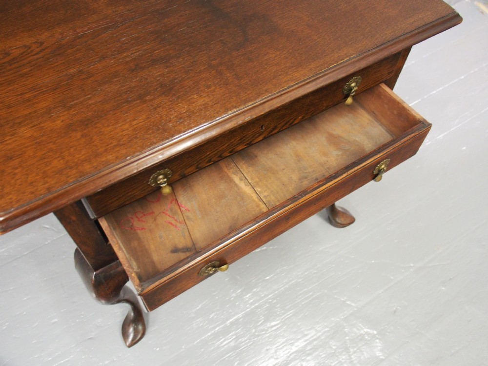  Fruitwood and Oak Lowboy View IV