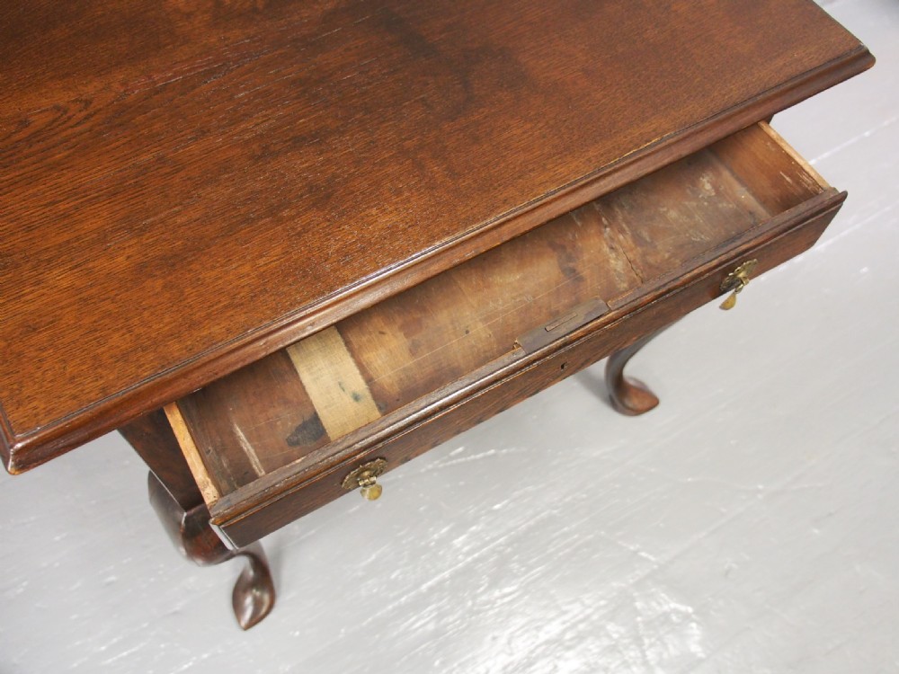  Fruitwood and Oak Lowboy View VIII