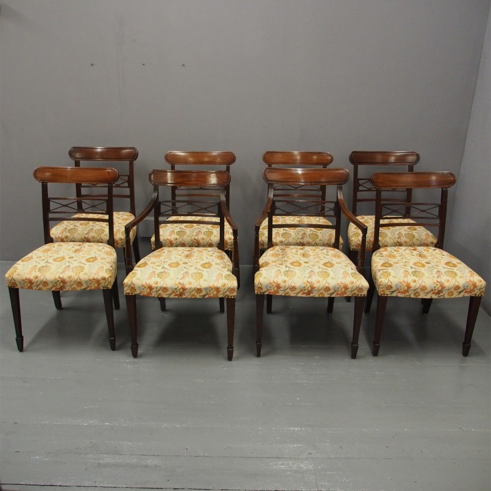 Set of 8 George III Style Dining Chairs