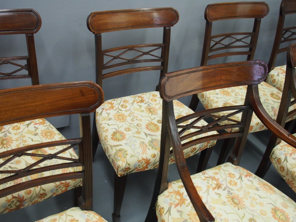 Set of 8 George III Style Dining Chairs View X