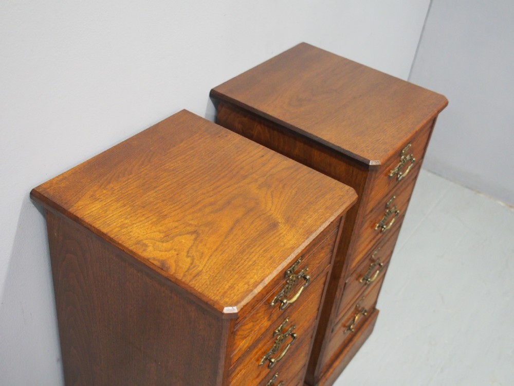 Pair of Victorian Italian Walnut Bedside Lockers View VII