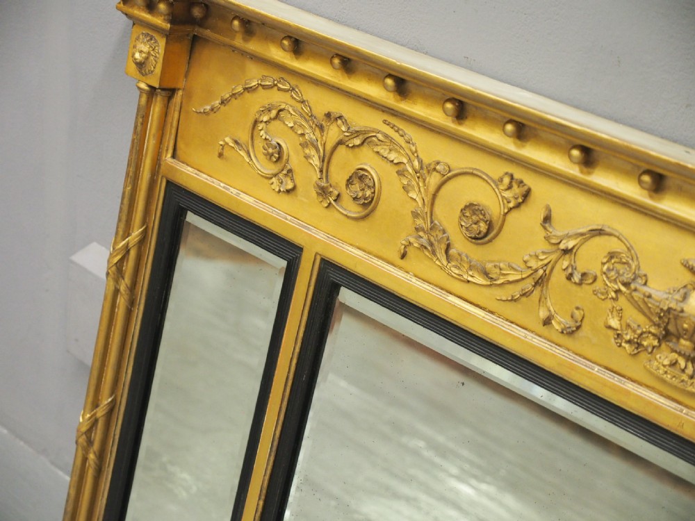 Regency Gilt Overmantel Mirror View III