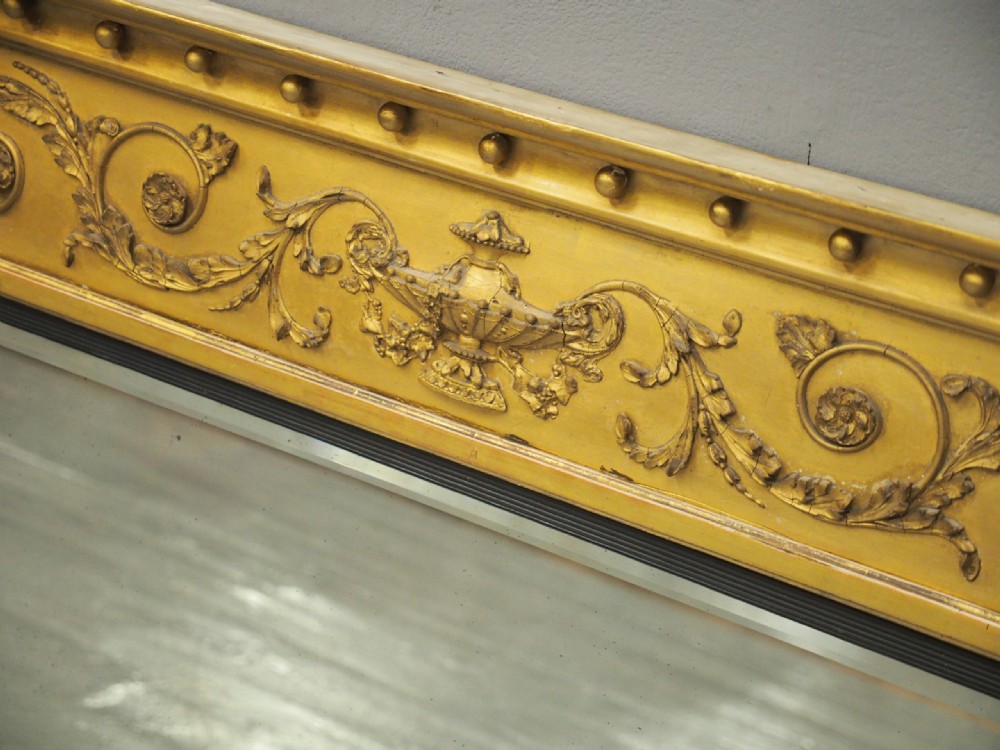 Regency Gilt Overmantel Mirror View VIII