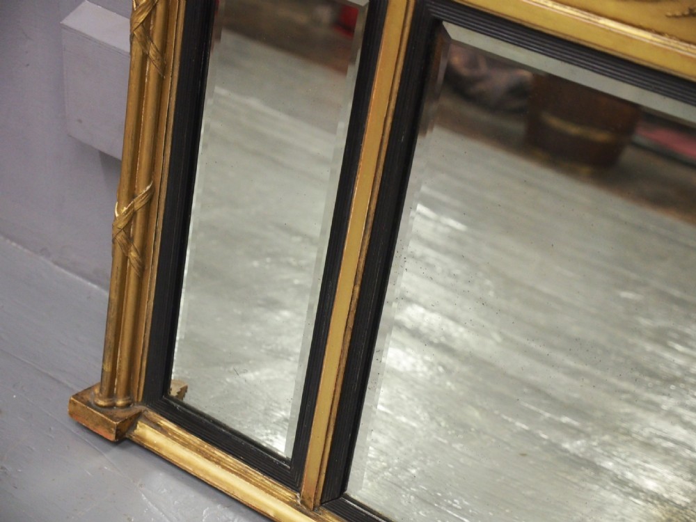 Regency Gilt Overmantel Mirror View IX