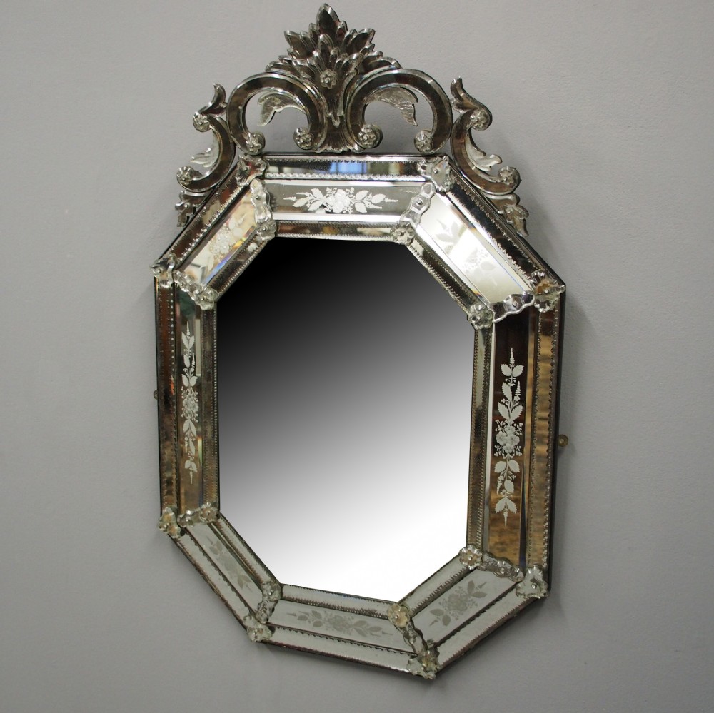 Venetian Cushion Shaped Mirror