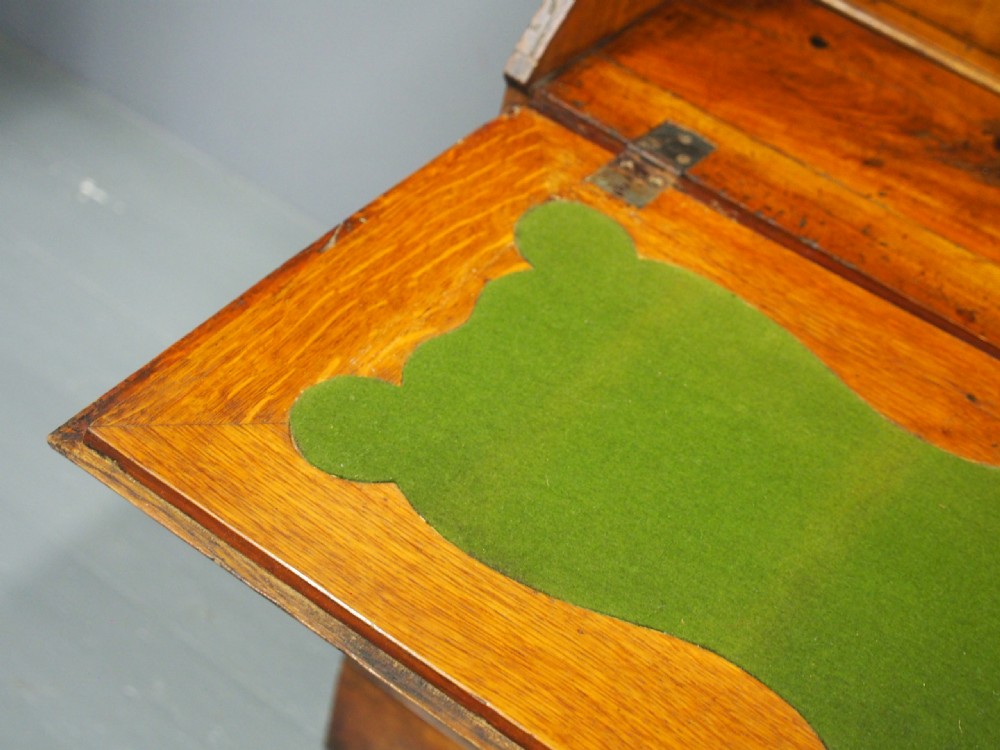 George III Walnut Bureau View VIII