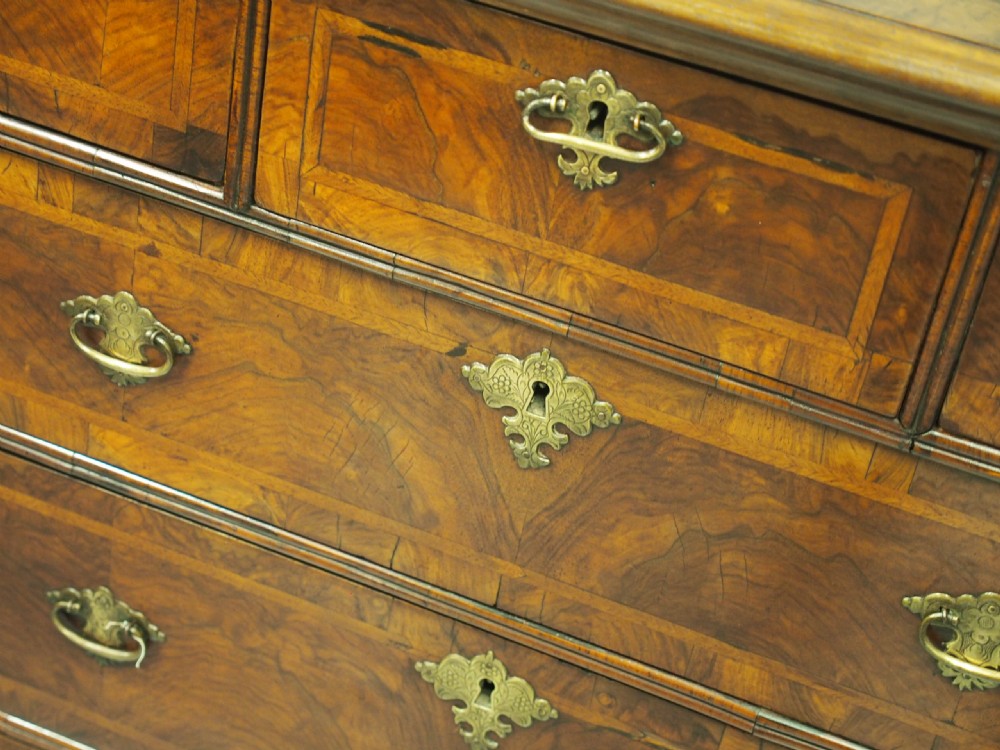 George III Walnut Chest of Drawers View XIII