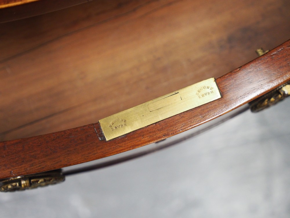 George III Inlaid Mahogany Table or Rent Table View IV