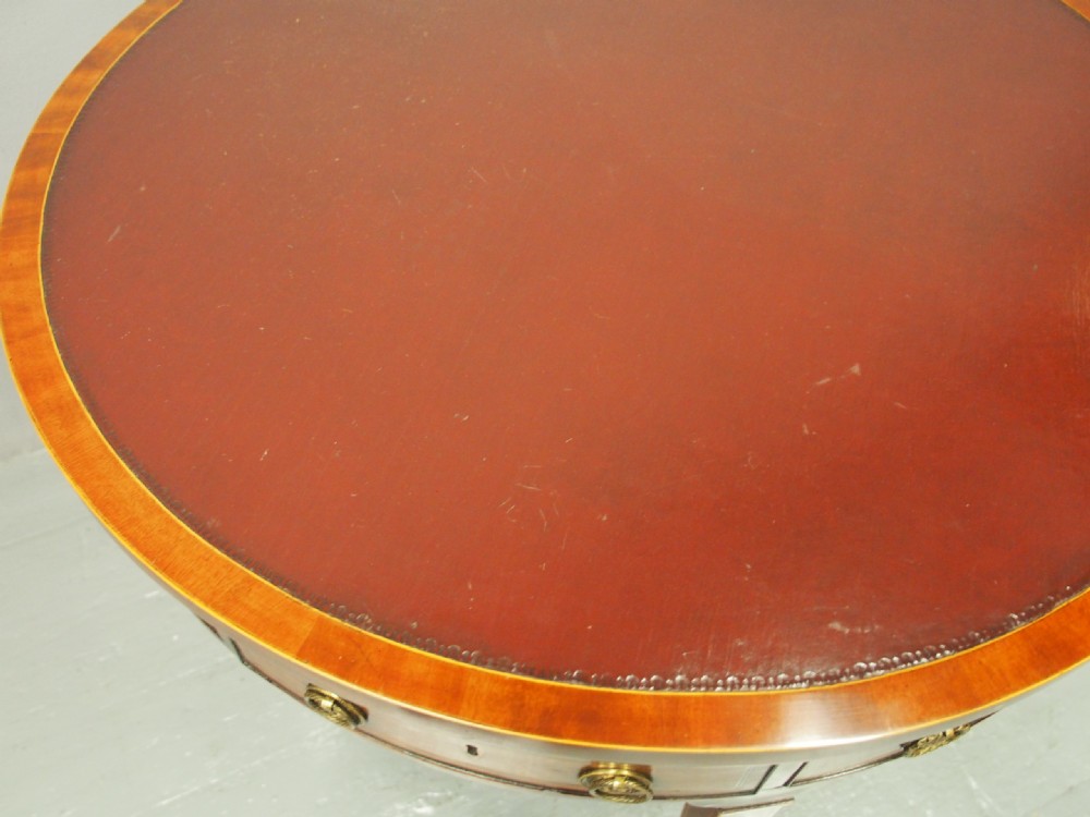 George III Inlaid Mahogany Table or Rent Table View VII