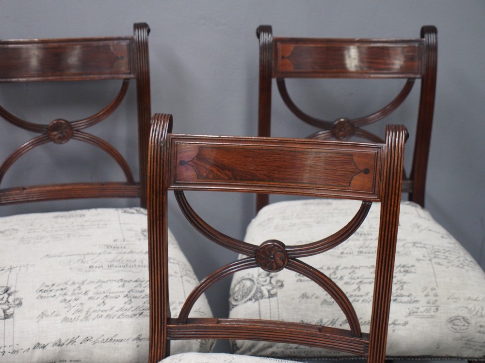 Set of 5 Regency Dining Chairs View II