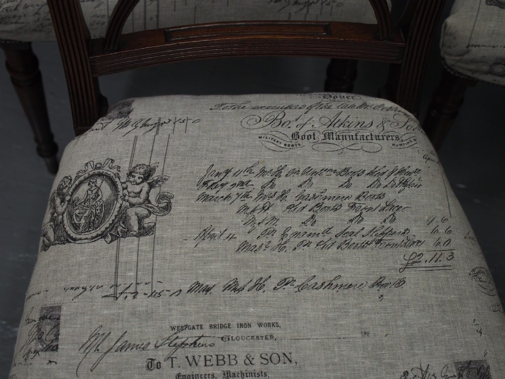 Set of 5 Regency Dining Chairs View V
