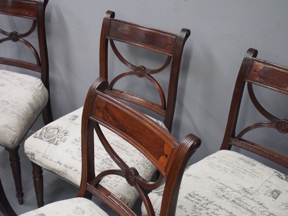 Set of 5 Regency Dining Chairs View IX