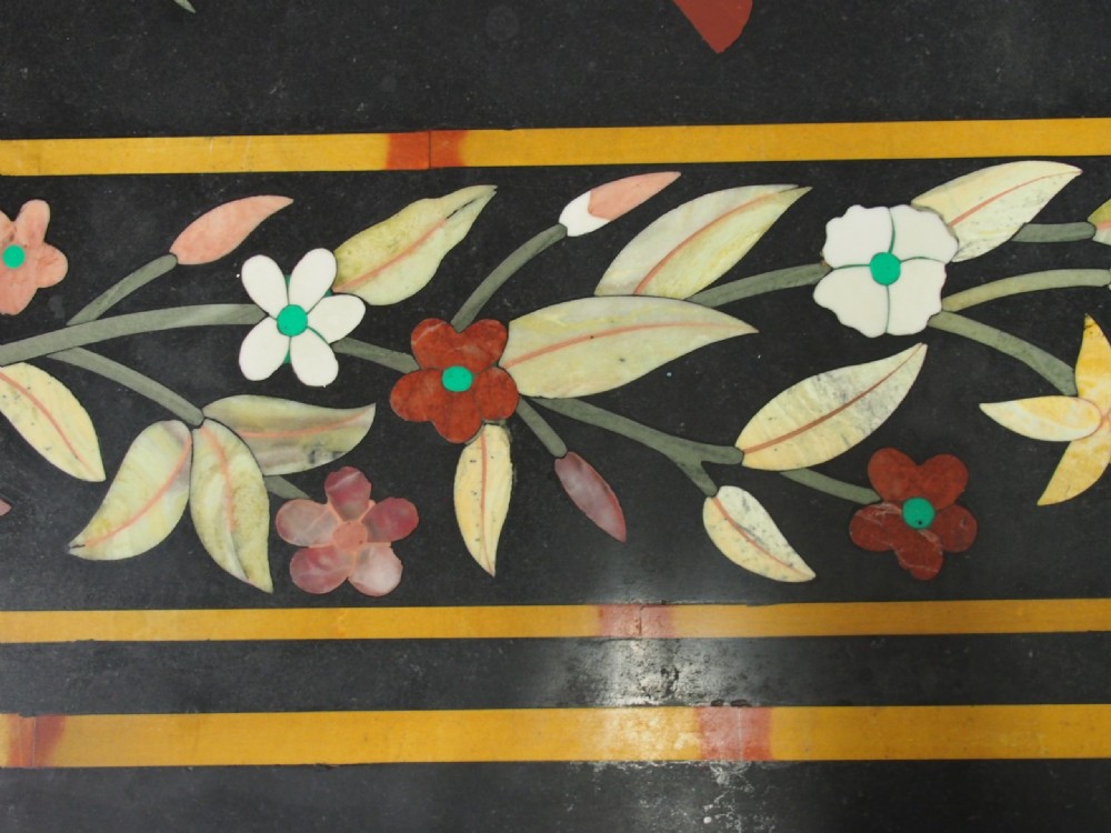 Italian Pietra Dura Marble Table View VII