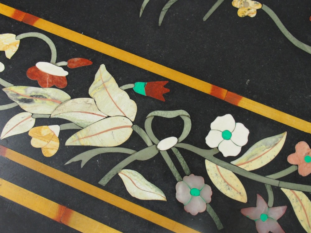 Italian Pietra Dura Marble Table View VIII