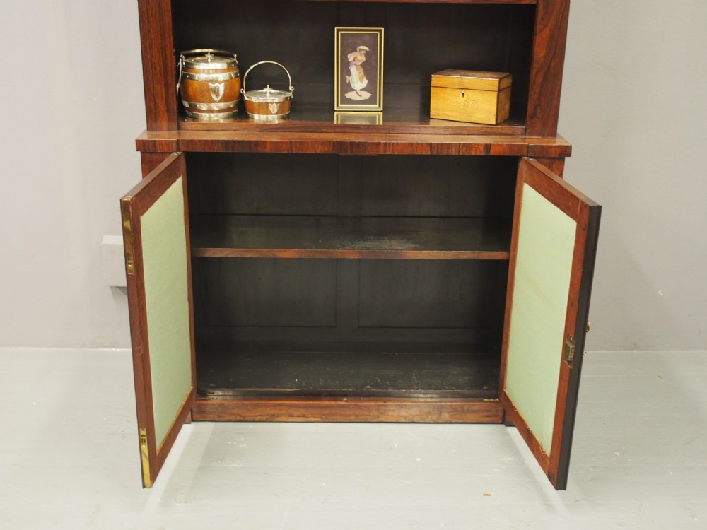Regency Rosewood Bookcase View IV