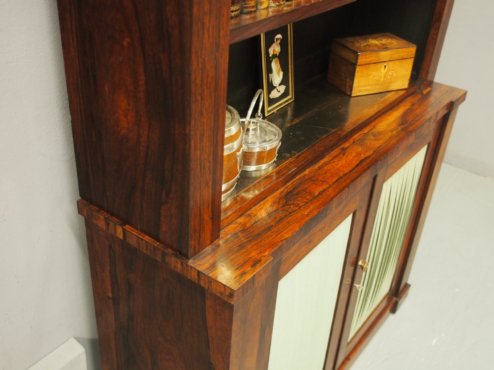 Regency Rosewood Bookcase View VIII