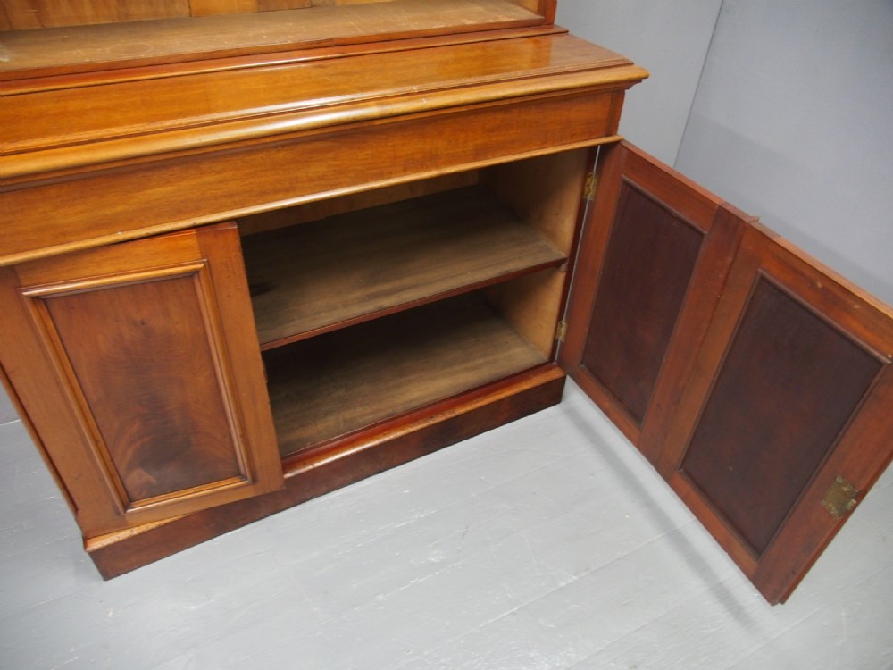 Victorian Mahogany Open Bookcase View IX