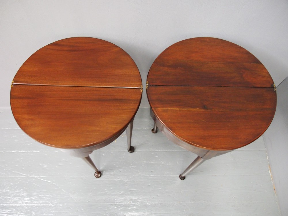 Pair of George I Style Mahogany Side Tables View VIII